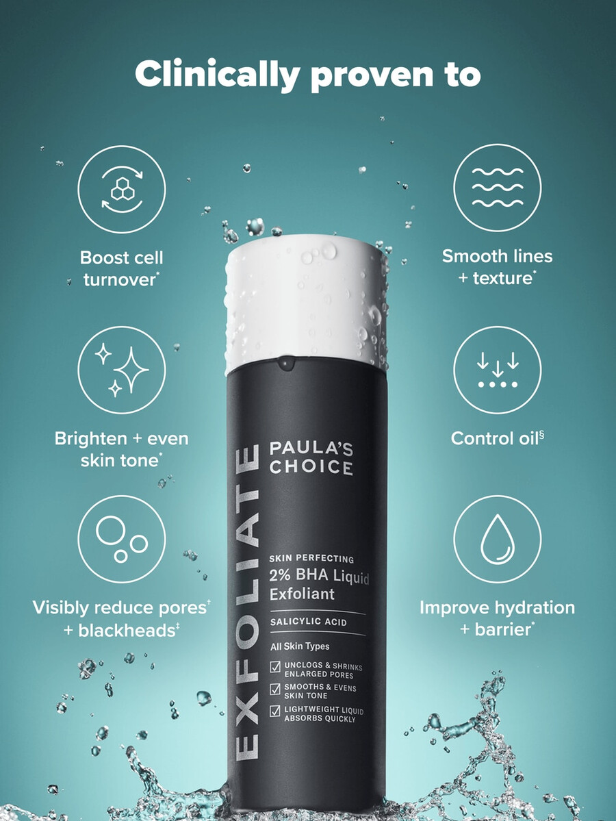 hudperfektering 2 bha flytande exfoliering