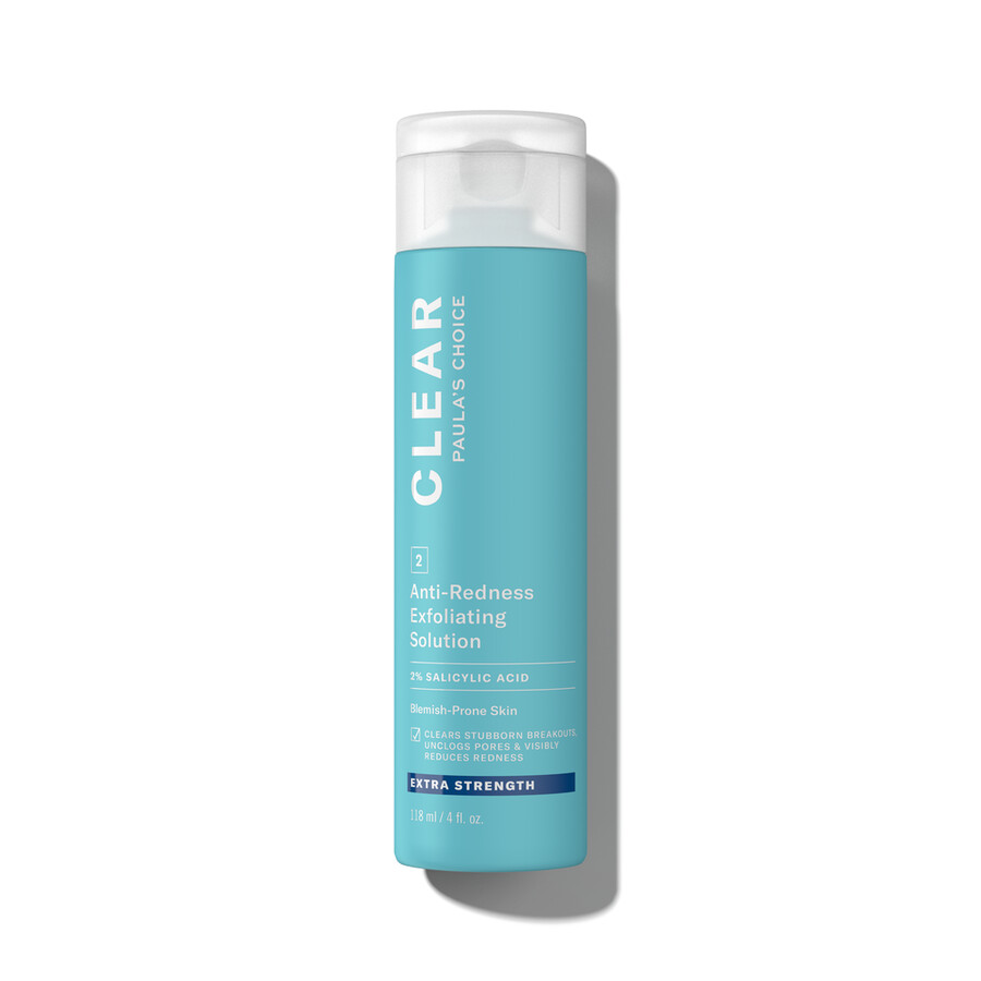 clear extra stark exfolierande lösning mot rodnad