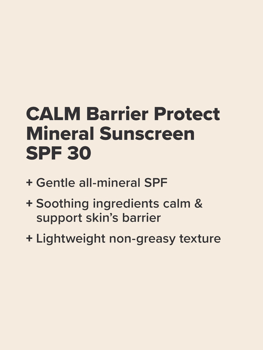 calm barrier protect mineral solskyddsmedel spf 30