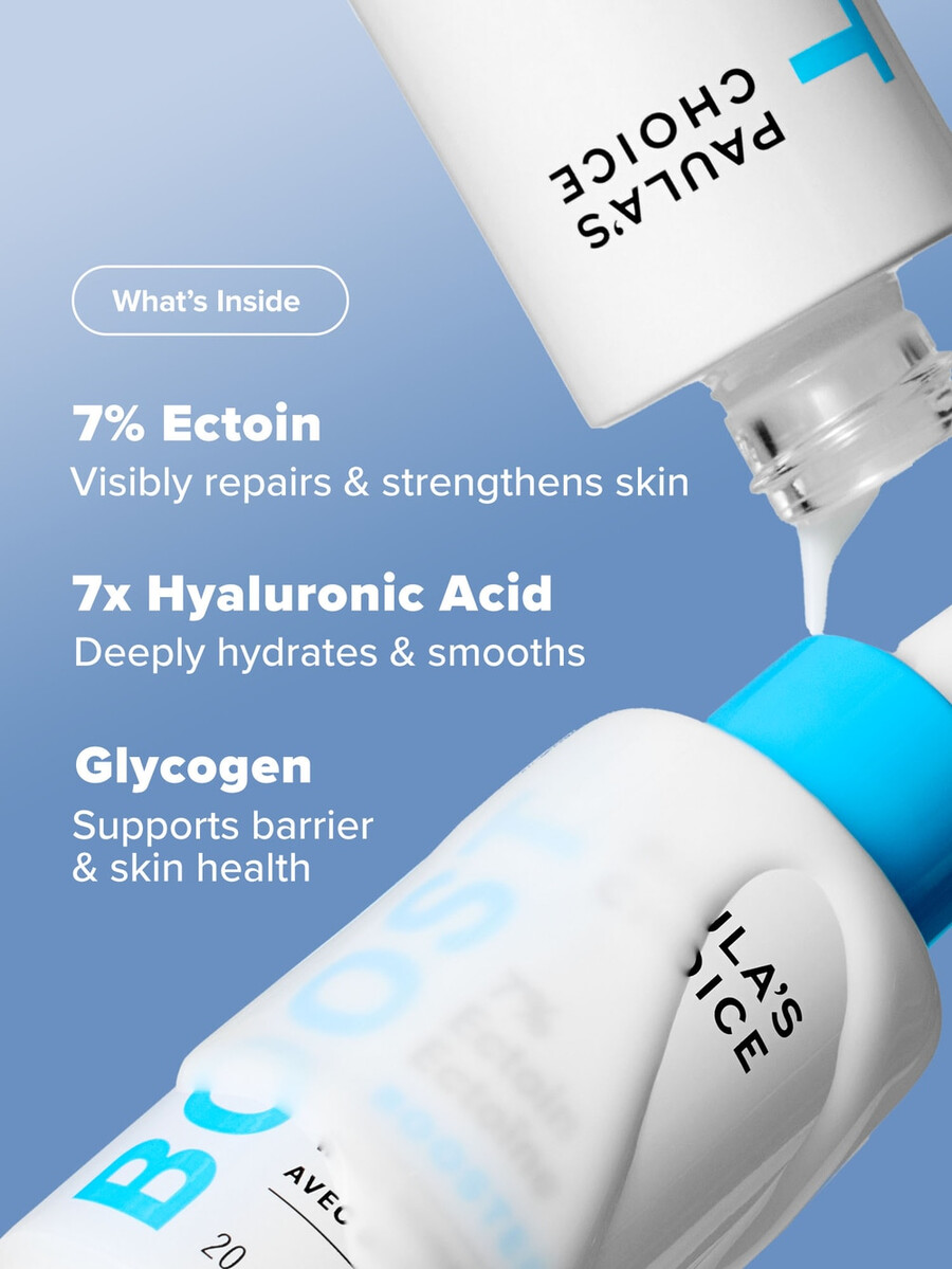 7 ectoin hyaluronsyra mjölkigt återfuktande serum